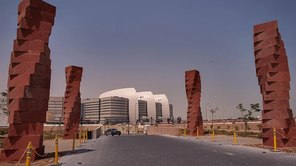 Entrance to Georgetown University in Education City, Doha